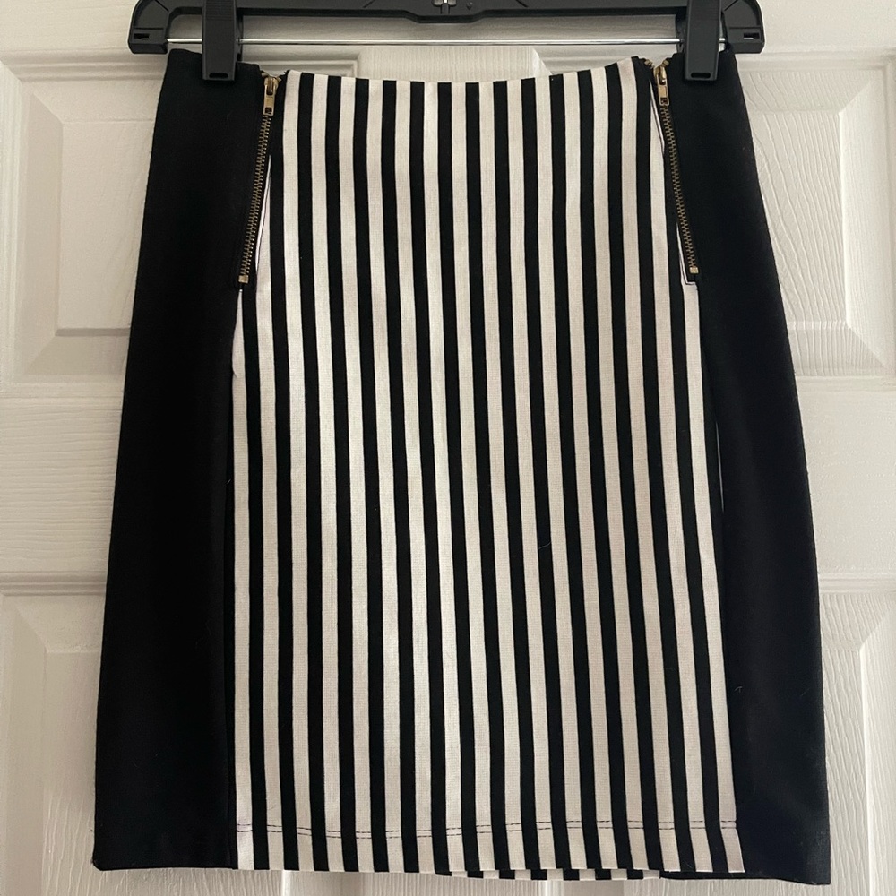 Pinstripe skirt